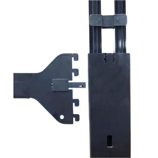 Long Service Life Power Track System for Shelf Lighting via Support Arm