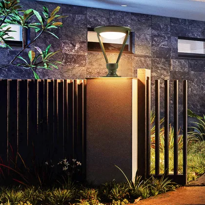 Yunduo Waterproof Outdoor Metal Garden Pillar Lights