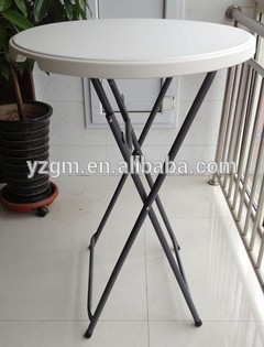bar round table Y80 HDPE plastic folding table for camping