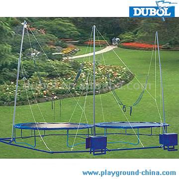 trampoline (play equipment,amusement park equipment)
