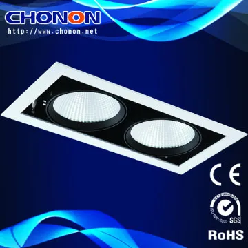 Aluminum 30w Square led downlight with double heads