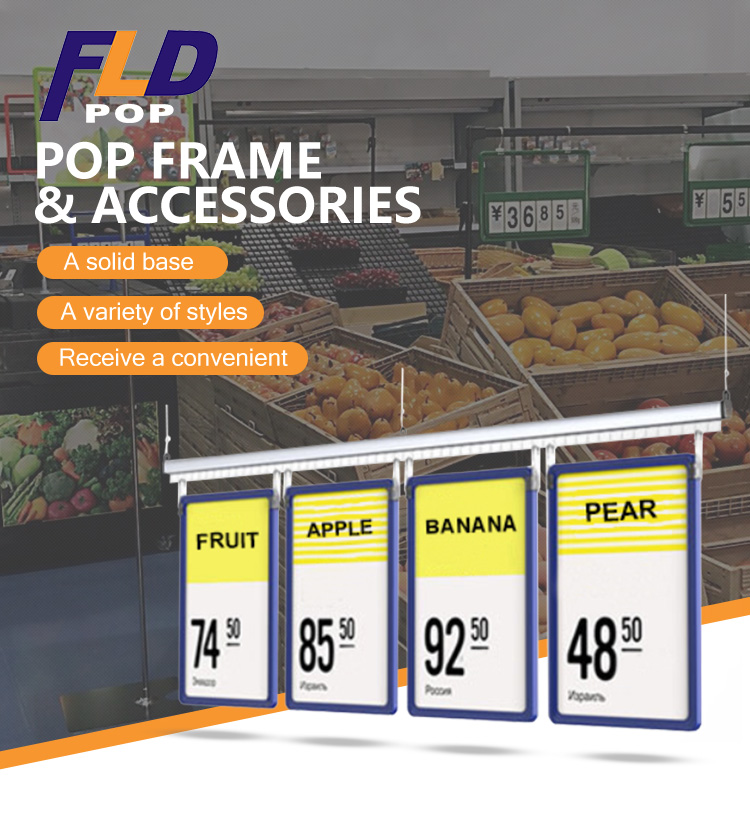 Wholesale A4 Plastic Pop Display Poster Frames For Price Tags, High ...