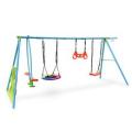 Outdoor high quality 6-station kids garden swing seat