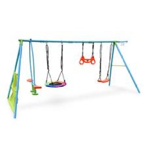 Long Adjustable Tree Swing Children Outdoor Playground Garden slide and swing set Manufactory