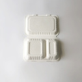 9x6''-1000ml 2-compartment food container