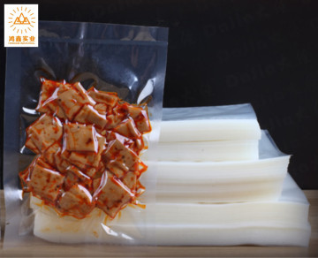 pouch/bag/raw film for frozen food/meat/fish vacuum bag packing