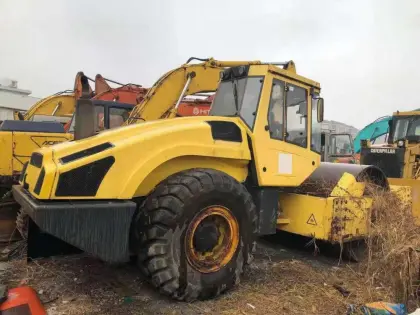 Used Bomag Single Drum Road Roller