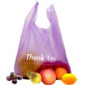 Free Sample T-Shirt Plastic Handle Carry Grocery Packing Plastic Bag