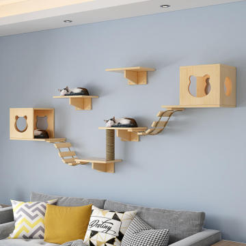 DIY Indoor Kitty Beds and Perches Stable Sleeping