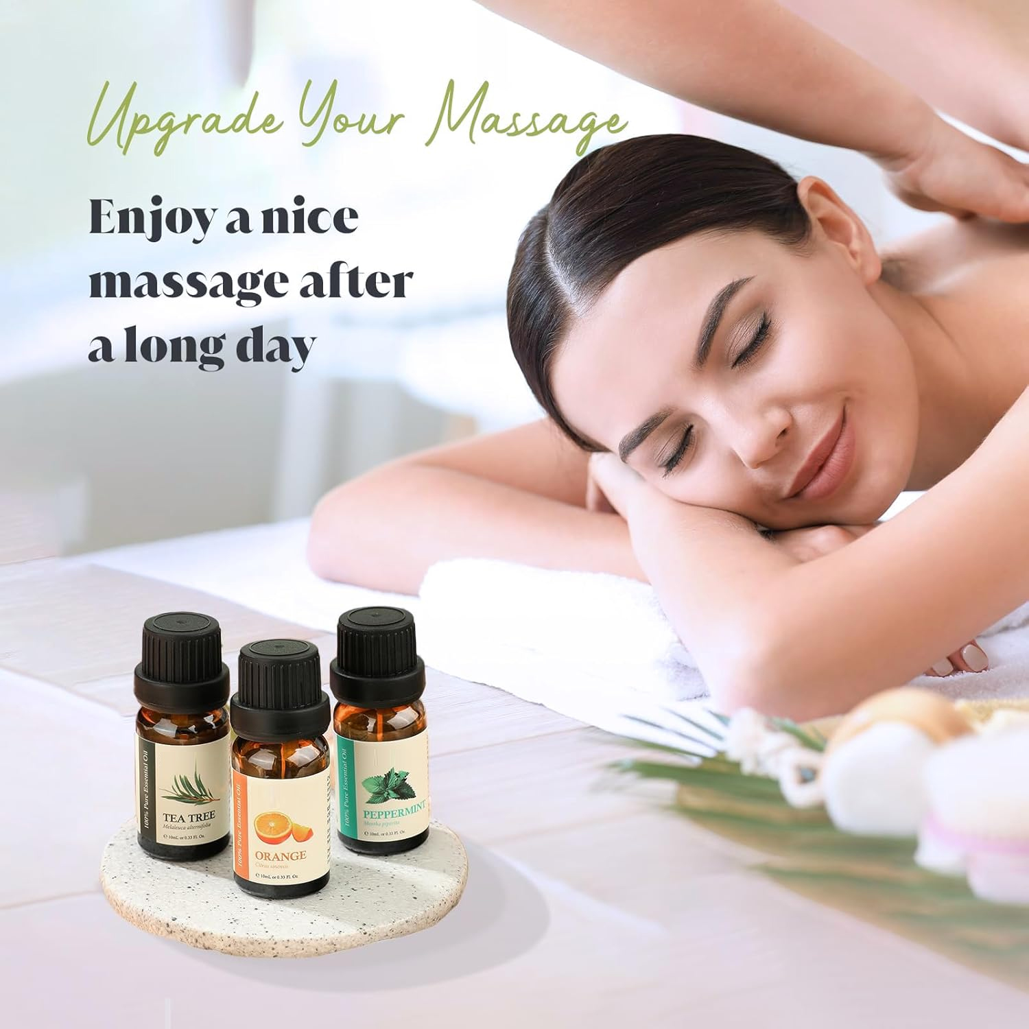 Mafuta muhimu ya Kikaboni 6pcs zilizowekwa kwenye sanduku la zawadi salama kwa diffusers massage aromatherapy mshumaa kutengeneza