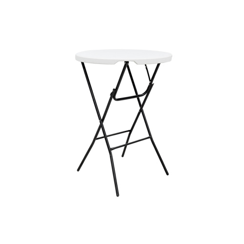 80CM Plastic Folding Round Table 110CM Height Plastic