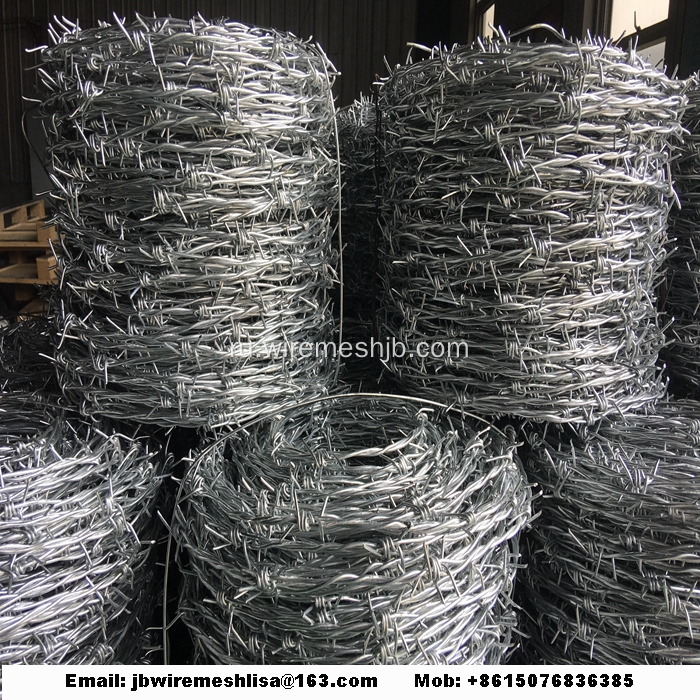 PVC+Coated+And+Galvanized+Barbed+Wire