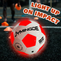 USB oplaadbaar verlichte voetbal maten 5