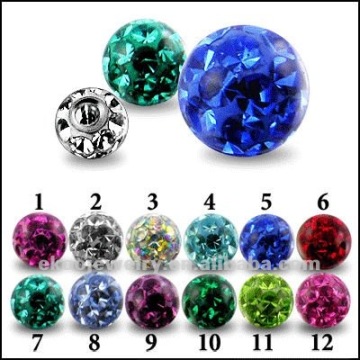 Epoxy Ball Body Jewelry