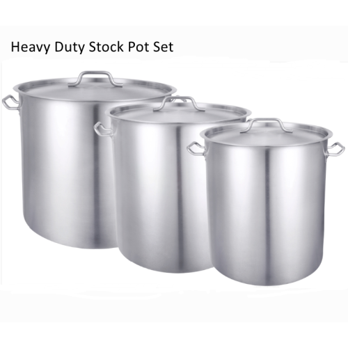 Heavy Duty Stainless Steel Stock Pot With Cover