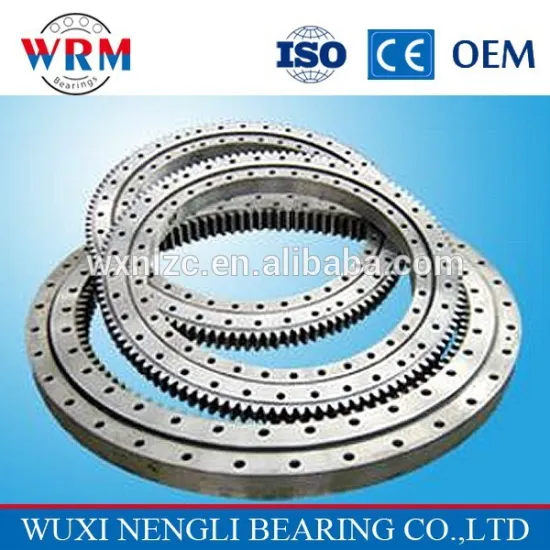 Single Row Cross Roller Slewing Ring Bearings 812X608X74mm