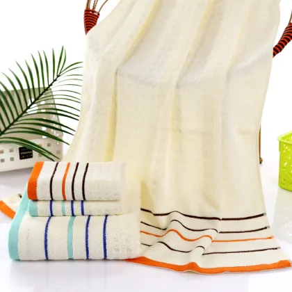 Promote sale custom plush cotton face towel