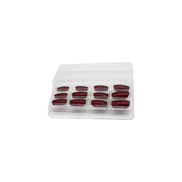 Cosmetic Clear Box False Nail Blister Pack Tray