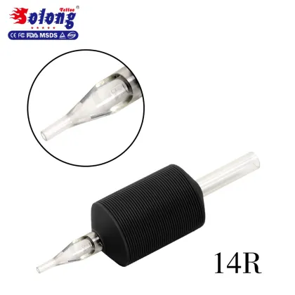 Solong Tattoo G603A-14RT 30mm Tattoo Tube 1.2 Inch ABS Tip Disposable Grip Tattoo
