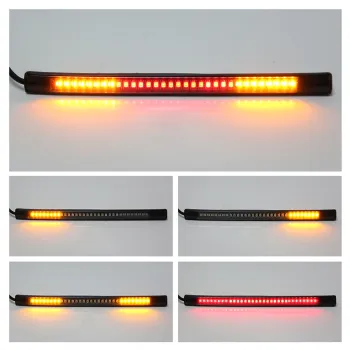 Universal Flexible Motorcycle Brake Brake Stop Turn Signal Lights Flexible LED Light License Plate Light Turn Signal Lights