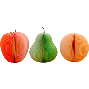 Cute Kawaii 3D Fruit Shaped Memo Pads and Sticky Notes: The Perfect School Stationery