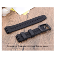 Boucle de bracelet de bande de montre en caoutchouc de silicone personnalisé