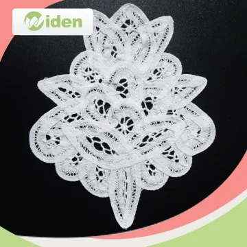 Embroidery Patch Flower Cotton Detached Collar Batten Lace Collar