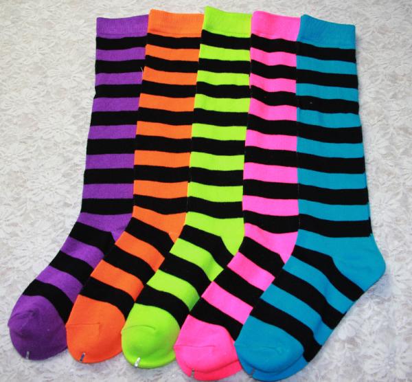 Fashion Striped Knee High Socks