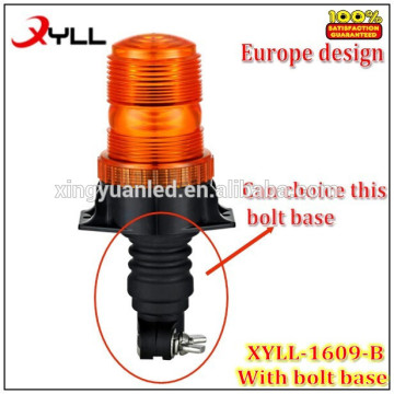 LED warning rotating beacon lights with pole for motorcycle forklift,emergency truck ,Mining vehicle