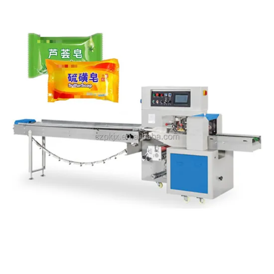 High Speed Automatic Pillow Packaging Machine for Soap Bars and Film Bags