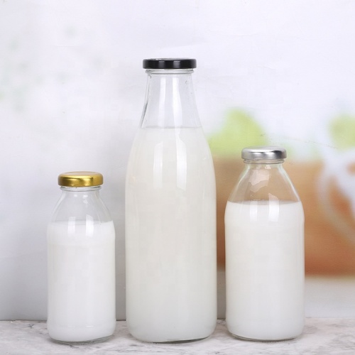 Beverage milk juice glass bottle