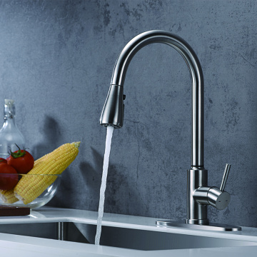 Lead-free single handle faucet 304#stainless steel kitchen