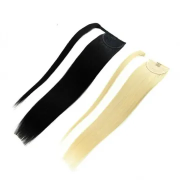 Most Popular 100 Unprocessed Virgin Remy Brazilian Virgin Hair Pieces Human Hair Ponytail