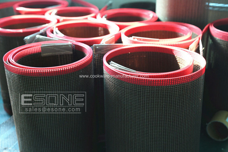 Porous 1x1  PTFE open mesh belt for printing