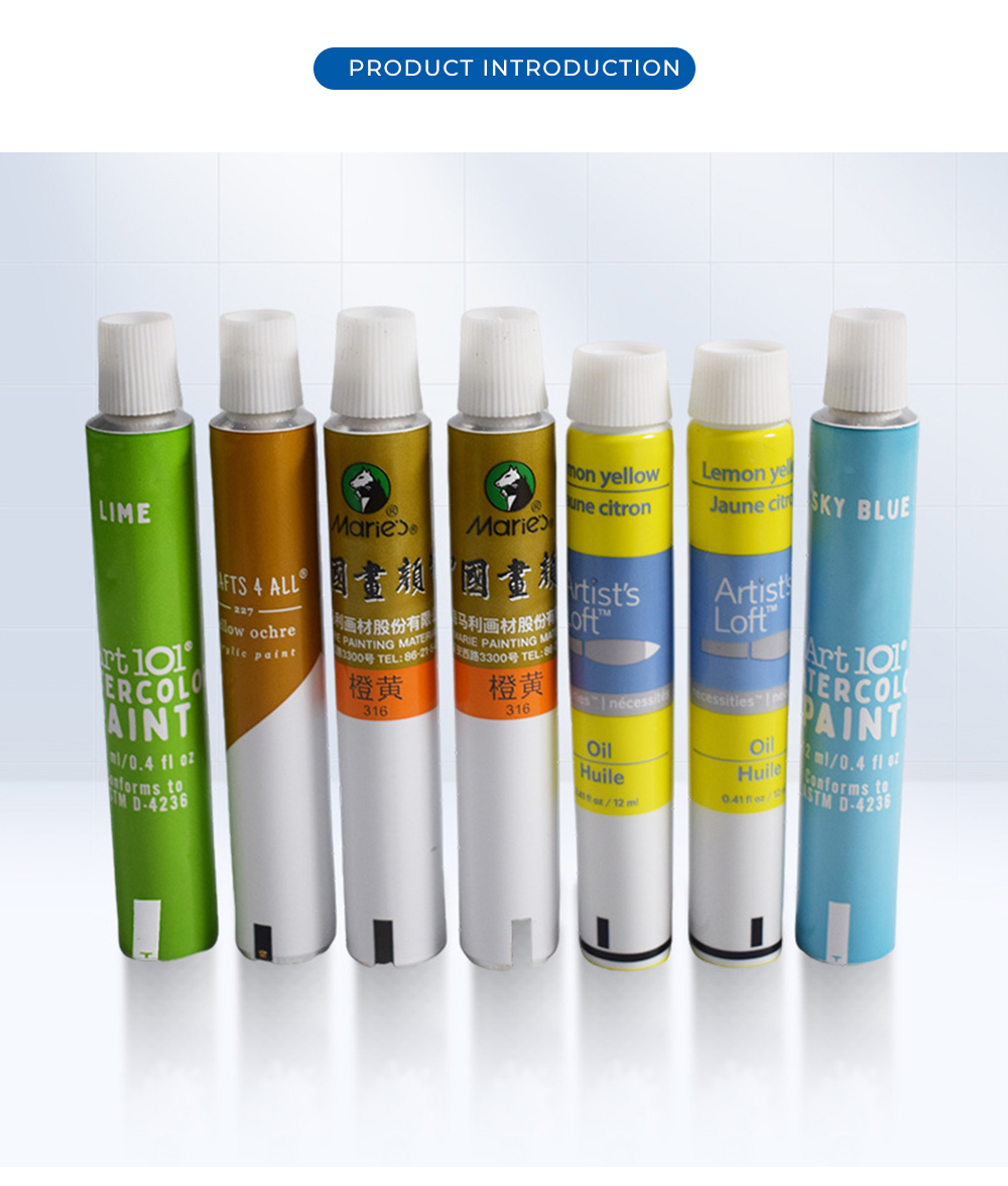 Collapsible Aluminum Tubes for Artist Paint X