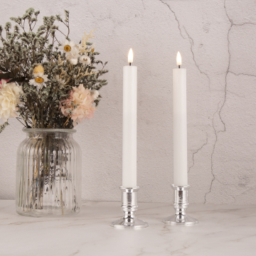 Battery operated home Decoration White Paraffin Wax 3d