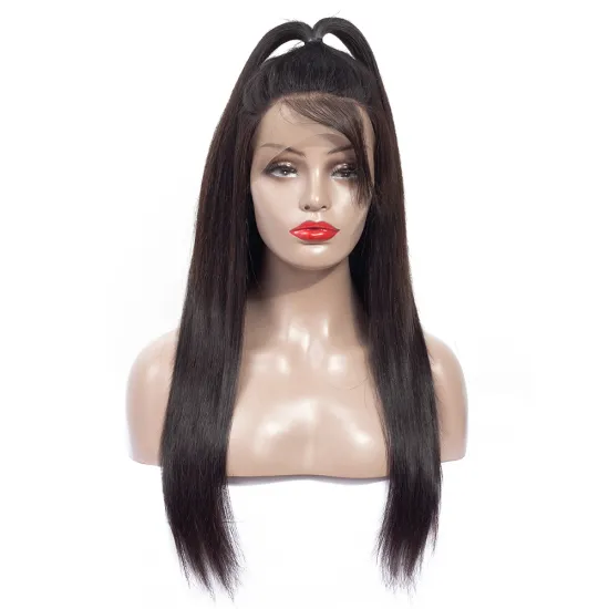 Factory Directly Sale Unprocessed Virgin Cuticle Aligned Brazilian Full Lace wig for Black Women