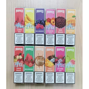 डिस्पोजेबल vape 1600 पफ्स रोडियो