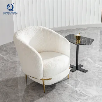modern quality steel leisure office room chair high quality velvet upholstered leisure arm sofa chair italian design color