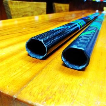 Gros bâton de lacrosse personnalisé en fibre de carbone