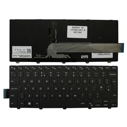 Black Backlit Keyboard for Dell Inspiron 14 5447
