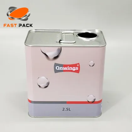 olive oil tin cans food grade with spout