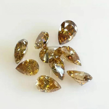 Pear Cut Moissanite Loose Gemstone