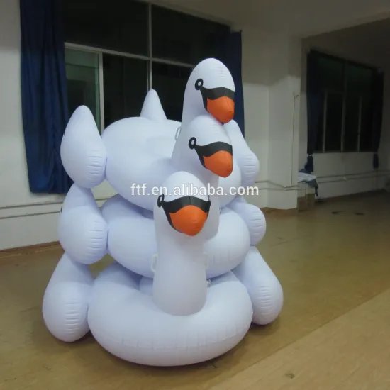 2016 Inflatable giant floating water swan