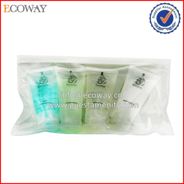 30ml body lotion clear plastic flip cap tube