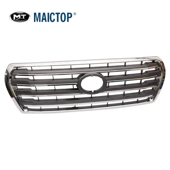 MAICTOP FRONT GRILLE for LANDCRUISER 2012 FJ Half Chromed Silver New Model