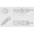 Precision Hydraulic Rock Drill for Construction Sites