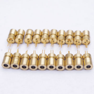 20PCS DOT 650nm 660nm 3VDC 3MW 5MW Red Laser Diode Module