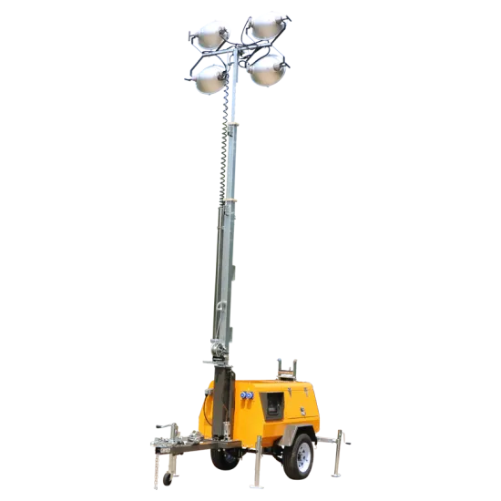mobile light tower for rescue operation