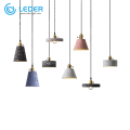 Kolorowe lampy wiszące LEDER